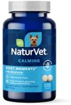NaturVet Quiet Moments Calming Aid Dog Supplement, Helps Promote Relaxation, Reduce Stress, Storm Anxiety, Motion Sickness for Dogs & Cats