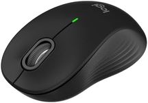 Logitech Signature M550 Wireless Mouse - for Small to Medium Sized Hands, 2-Year Battery, Silent Clicks, Customizable Side Buttons, Bluetooth, Multi-Device Compatibility - Black