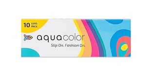 Aquacolor Daily Disposable Colored Lenses with 0 Power - Spicy Grey - (10 Lens/Box)