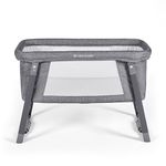 Ickle Bubba Mini Rocker Crib – Compact & Foldable Baby Crib with Mattress, Breathable Mesh Sides, Rocking & Static Modes, from Birth to 9kg (Approx. 6 Months), Ideal for Small Spaces & Travel