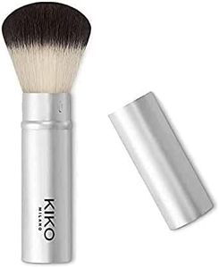 KIKO Milano Smart Allover Powder Brush 104 | Retractable Face Powder Brush With Synthetic Fibers