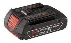 Bosch BAT610G 18-Volt HC High Capacity 1.5Ah Li-Ion Slim Pack Battery with Fuel Gauge