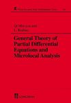 General Theory of Partial Differential Equations and Microlocal Analysis: 349 (Chapman & Hall/CRC Research Notes in Mathematics Series)