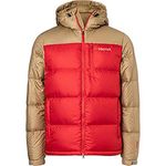 Marmot Men's Warm Down Jacket, Insulated Hooded Winter Coat, Windproof Down Parka, Lightweight Packable Outdoor Jacket, Cairo/Shetland, M