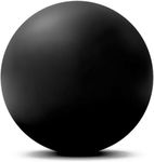 Slyk Massage Lacrosse Ball for Sore Muscles, Shoulders, Neck, Back, Foot, Body, Deep Tissue, Trigger Point, Muscle Knots, Yoga and Myofascial Release (BLACK)