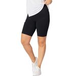 HYPing Shorts for Womens Black Nylon inner Tights Half Running Yoga Cycling Casual Sports Swimming Short Girl Adults