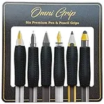 Chrome Cherry Omni Grip 6 Pack with Pen and Pencil Comfort Grips