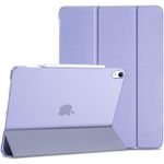 ProCase for iPad Air 13 Inch Case 2024 M2, 13" iPad Air Case 2024 Air M2 13 Cover, Slim Stand Translucent Hard Shell Back Folio iPad 13 Air Case, Auto Wake/Sleep -Purple