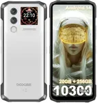 DOOGEE Blade 10 Max Rugged Phone Unlocked, 10300mAh Rugged Smartphone, 6.56" HD+ 1.54" Dual Screen,20GB+256GB/2TB,4G Dual SIM Android 14 Waterproof Phone,3 Card Slots/NFC/Face ID/OTG