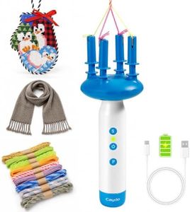 Caydo Cord Maker & Fringe Twister Machine T1, Rechargeable &2-Speed Control
