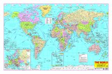 Dreamland Publications World Map - Laminated Both Sides [Wall Chart] Dreamland Publications