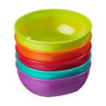 Vital Baby Nourish Perfectly Simple Bowls - 7oz/ 200ml. Baby Weaning and Feeding Bowls - Bright Colours - BPA, Phthalate, Latex-Free - Durable - Ideal for Toddlers – Microwave/Dishwasher Safe - 5pk