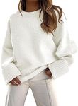 ANRABESS Women's Oversized Crewneck