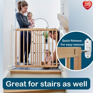 BabyDan Odense Extendable Stair Gate – Adjustable Safety Barrier