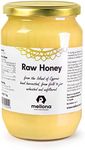 Mellona 100% Raw Honey, Natural Creamy Golden Honey, Unprocessed, Unheated & Unfiltered, 1KG