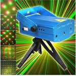 MLD Addison Mini Laser Projector Stage Lighting Sound Activated Light for Party and DJ (Multicolour)