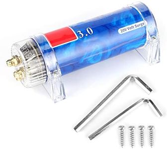 Car Audio Capacitor, Duokon Car o Capacitor, 3.0 Farad Car o Power Capacitor, Amplifier, Regulator, Stabilizer, Blue, Colour Modified Car Parts