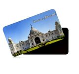 dhcrafts Rectangular Rubber Fridge Magnet/Magnetic Card Multicolor West Bengal Victoria Memorial Design Pack of 1 (8.6cm x 5.4cm)