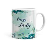 Khakee Boss Lady Theme Printed Coffee Mug Gift for Womens Wife Mom Sister Friend(BL-01)