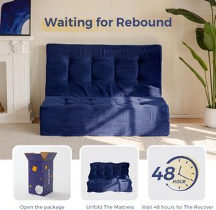 MAXYOYO Double Folding Mattress – 135x190cm Portable Bed