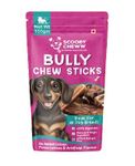 Scooby Cheww 6" Bully Stick Dog Treats, 80% Protein, Rawhide-Free, Dental Hygiene, Long Lasting Bully Bites, Delicious and Nutritious Dog Snack and Dog Chew Sticks for All Dog Breed