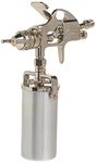 Detail Paint Sprayer Gun - Pattern and Fluid Control Handheld Sprayer w/ 8-ounce Anti-Drip Canister (Campbell Hausfeld DH550000AV)