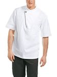 MixStuff Men's White Half Sleeves X-Large Chef Coat's (Chef Jacket)