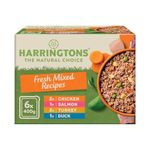 Harringtons Complete Wet Tray Grain Free Hypoallergenic Adult Dog Food Mixed Pack 6x400g - Chicken, Salmon, Turkey & Duck - Made with All Natural Ingredients