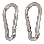 ps Fitness Service Heavy Duty Snap Hook/S Gym Wire Connecting Lock Pack of 2