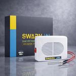 Swarn Jal (Model: A-VO25M-C) Water Tank Overflow Alarm with 2 Alkaline Cells + 25 Meter Wire, Loud Human Voice, Brass Sensors, 100% Shock Proof, 1-3 Years Cell Life, One Year Complete Warranty