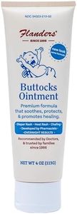 Flanders Buttocks Ointment - Diaper Rash Cream for Treatment & Prevention, Pharmacist Developed, Heat Rash & Chafing in Infants to Adults, Instant Relief (4oz Tube)