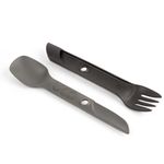 UCO Recycled ECO 2-Piece Switch Spork Camping Spoon-Fork-Knife Utensil