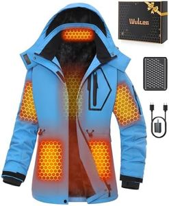 Women Heated Jacket Battery Pack Included Waterproof Ski Snow Snowboard Coat Horse Riding Gear Hiking Essentials Backpack Accessories Pants Socks Gloves Gift Cool Car Rv Equipment Road Trip Stuff
