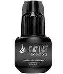 Stacy Lash Extra Strong Eyelash Extension Glue Stacy Lash 5 Ml / Maximum Bonding Power / Professional Black Adhesive / Drying Time - 1-2 Seconds / Retention - 7 Weeks