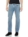 buffalo david bitton Mens Straight Six Jeans, Indigo, 34-36 US