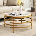 LIFE SKY LifeSky Sintered Stone Round Coffee Table