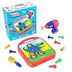 Educational Insights Design & Drill ABCs & 123s, Drill Toy, 90 Piece Set, Preschool STEM Toy for Ages 3+