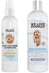 We Love Doodles Dog Cologne & Perfume (Fresh Cotton) and 4-in-1 Dog Shampoo (Lavender) Bundle - Deodorant For Smelly Dogs & Shampoo for Goldendoodles, Poodles & Doodles Kit - Made In USA