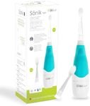 bblüv Sönik - Ultrasonic Baby Toothbrush for Infants and Toddlers - Kids Electric Toothbrush with Smart Timer and LED Light - Ages 0-36 Months - Includes 2 Brush Heads and AAA Battery