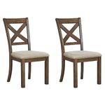 Signature Design by Ashley Dining Room Chair, Wood, Beige