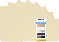 KING MOUNTAIN Canvas Repair Patch 5×8 Inch Self-Adhesive Waterproof Fabric Patch for Sofas, Tents, Furniture,Tote Bags, Car Seats (Beige)