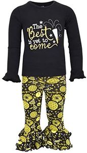 Unique Baby Girls 2 Piece Best Is Yet To Come New Years 2019 Outfit Set (5)