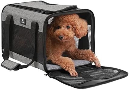 X-ZONE PET Airline Approved Soft-Sided Pet Travel Carrier for Dogs and Cats