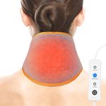 Comfheat Neck Heating Pad for Neck Pain USB Powered Heated Neck Wrap, Neck Heat Pad Heat Therapy for Soreness Stiffness 3 Adjustable Temperature Auto Shut Off