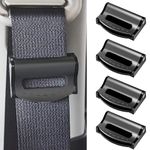 Car Seatbelt Adjuster Auto Seat Belt Clip Shoulder Neck Strap Positioner for Adults, Kids(4 Pack)