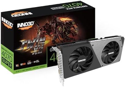 INNO3D nVidia GeForce RTX 4070 Super Twin X2 12GB GDDR6X, 2475 MHz Boost Clock, RAM 21 Gbps, 3X DP, 1xHDMI 250x118x42mm