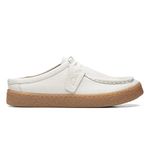 Clarks Barleigh Mule White Leat UK-3.5