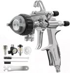 Tilswall Pinto Chrome AB Two-Component HVLP Spray Gun, Ideal for Laboratory Use and Precision DIY Project, Suitable for 1:1 Precise Mixing in Silver Mirror Reactions, 565g Ultral-Light Air Paint Gun