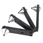 4PCS Stage Speaker Stands,Adjustable Speaker Stands, Speaker Foot Bracket Audio Suspension Bracket Subwoofer Spike Bracket Used for Speaker Base or Speaker Frame Base