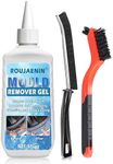Mould Remover Gel,150g Mould And Mildew Remover With Crevice Cleaning Brush, Washing Machine Cleaner Deep Clean Household Mildew Removal For Toilet Kitchen Sink Wood Window Tile Grout Stains